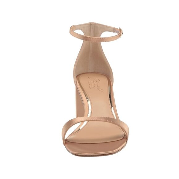Jewel Badgley Mischka Reese Simple Block Heel Sandal Size 9 - Picture 5 of 7